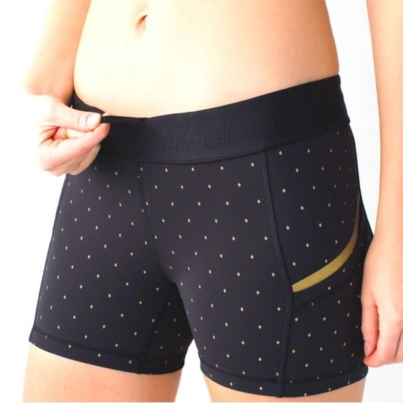 Lululemon What The Sport Mini Biker Short Night Fall Black Multi Size 10 - Picture 1 of 13